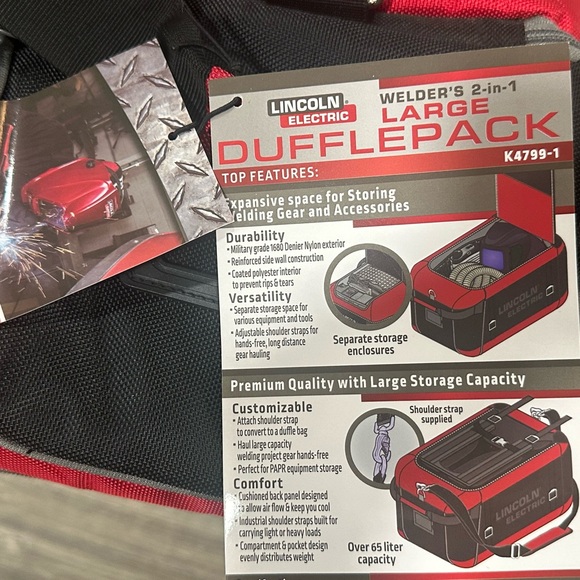 Large Dufflepack - Lincoln Electric - Picture 4 of 4